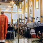 Celebração religiosa na igreja matriz de Arari. Foto: Hélio Barbosa Dias (Instagram: heliobdias